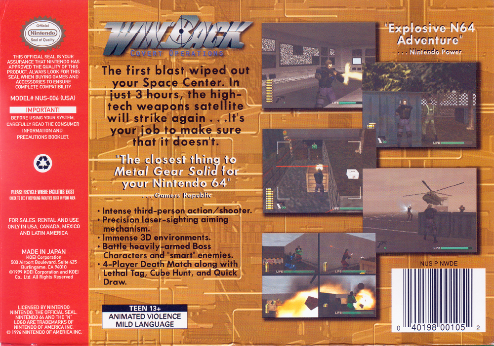 Winback Covert Operations
